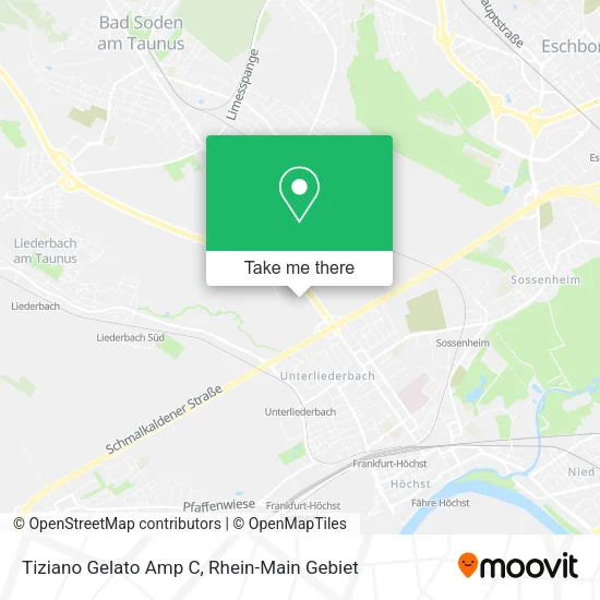 Tiziano Gelato Amp C map