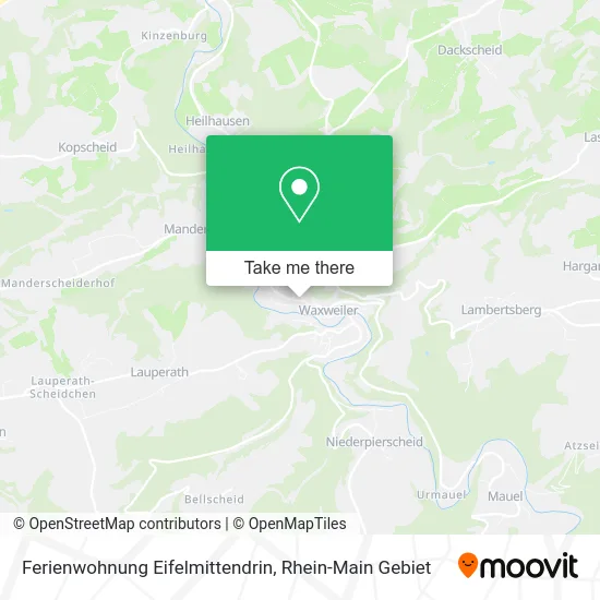 Карта Ferienwohnung Eifelmittendrin