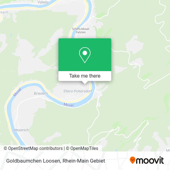 Карта Goldbaumchen Loosen