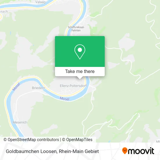 Карта Goldbaumchen Loosen