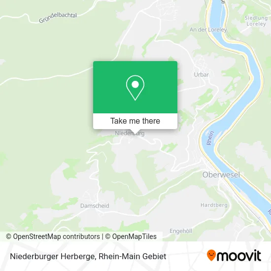 Niederburger Herberge map