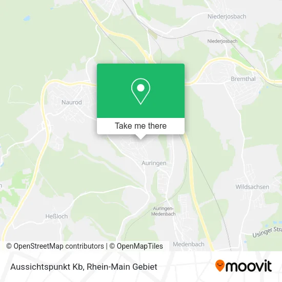 Карта Aussichtspunkt Kb