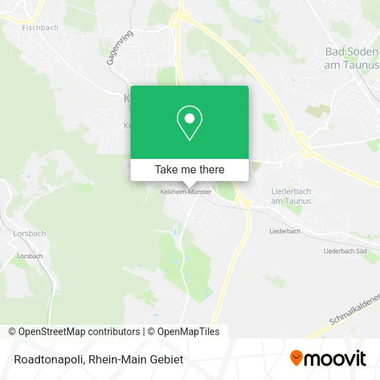 Карта Roadtonapoli