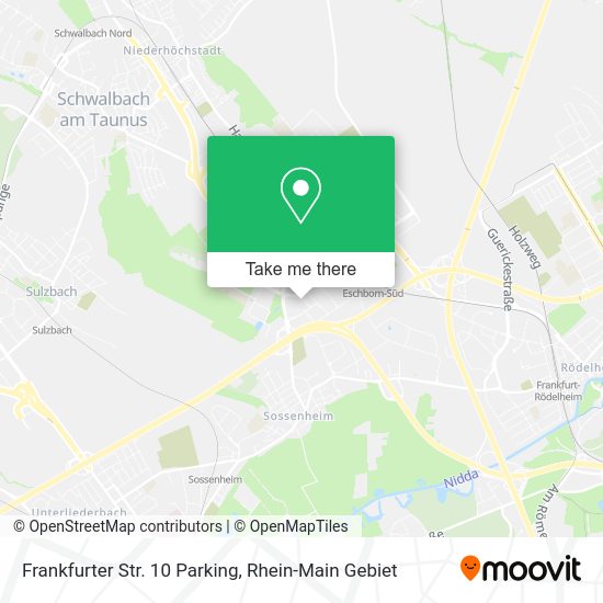 Карта Frankfurter Str. 10 Parking