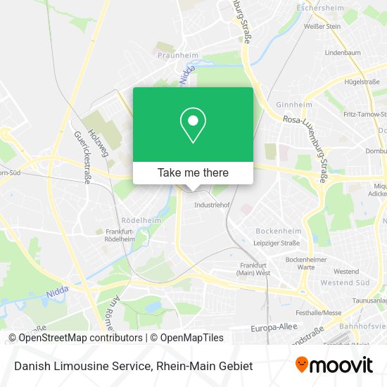 Карта Danish Limousine Service