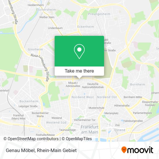 Карта Genau Möbel