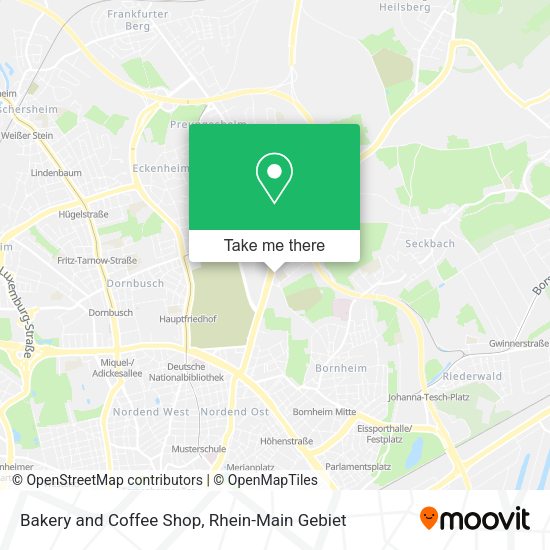 Карта Bakery and Coffee Shop