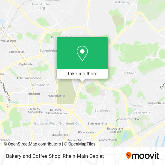 Карта Bakery and Coffee Shop
