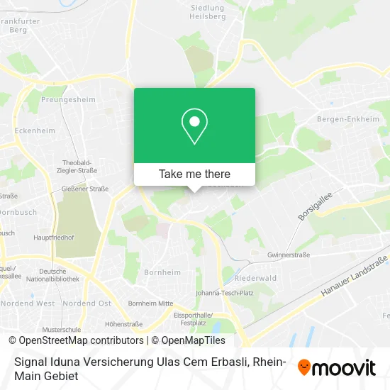 Карта Signal Iduna Versicherung Ulas Cem Erbasli