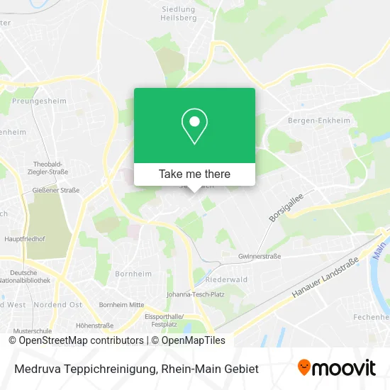 Карта Medruva Teppichreinigung