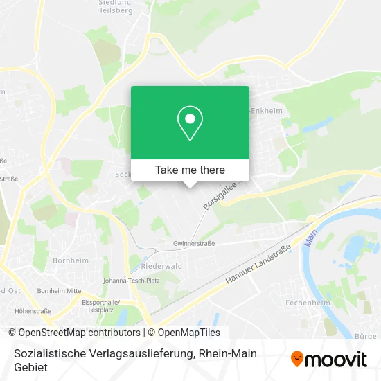 Карта Sozialistische Verlagsauslieferung