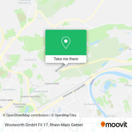 Карта Woolworth GmbH Fil 17
