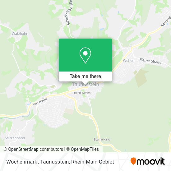 Карта Wochenmarkt Taunusstein