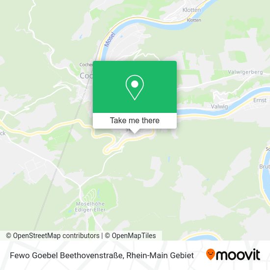 Карта Fewo Goebel Beethovenstraße