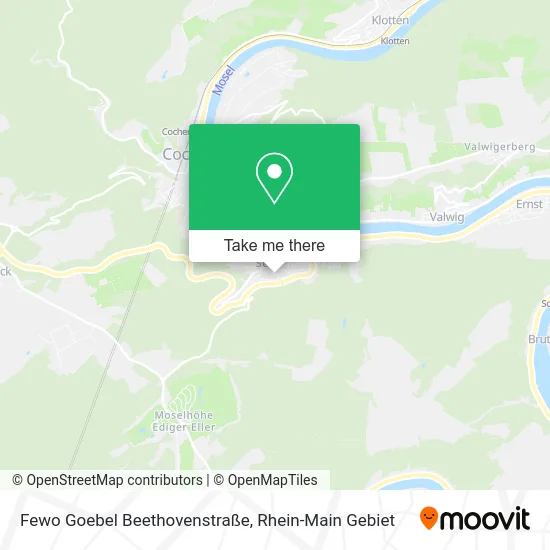 Карта Fewo Goebel Beethovenstraße