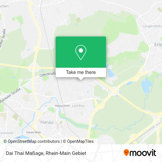 Карта Dai Thai Maßage