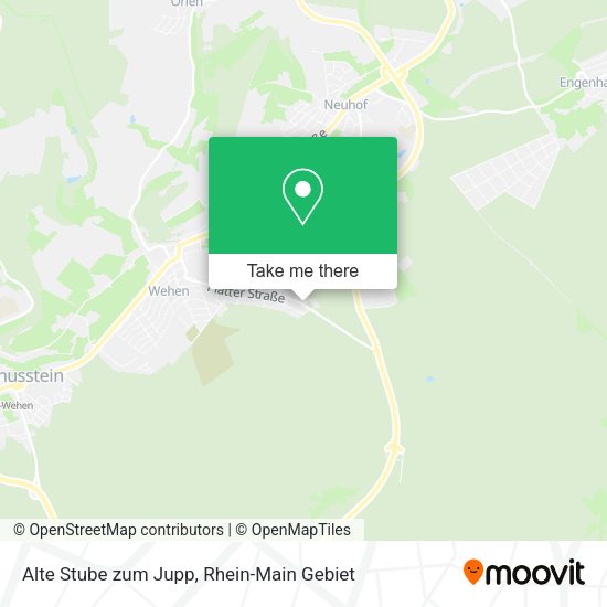 Карта Alte Stube zum Jupp