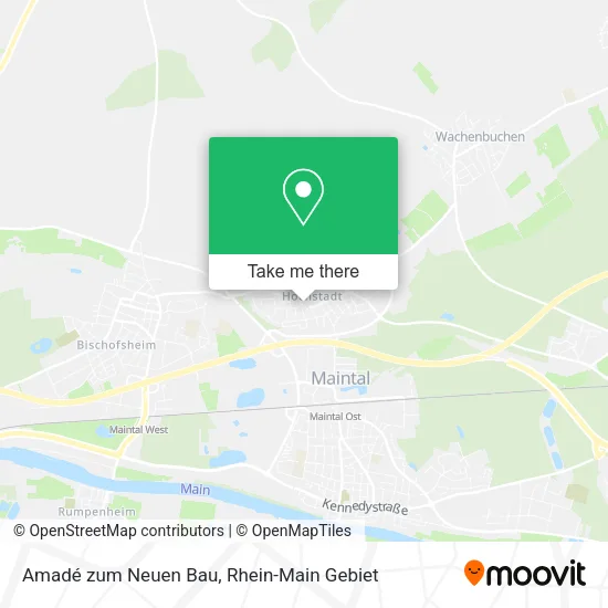 Карта Amadé zum Neuen Bau