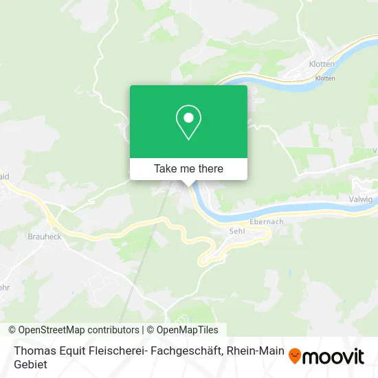 Карта Thomas Equit Fleischerei- Fachgeschäft