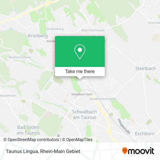 Карта Taunus Lingua