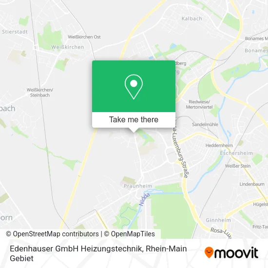Карта Edenhauser GmbH Heizungstechnik