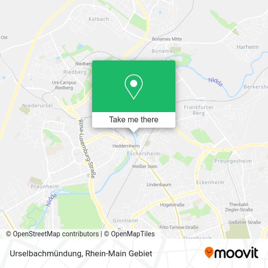 Карта Urselbachmündung