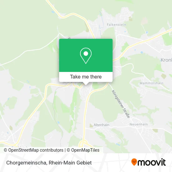 Карта Chorgemeinscha