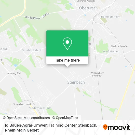 Карта Ig Bauen-Agrar-Umwelt Training Center Steinbach