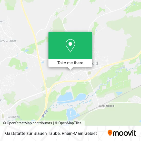 Карта Gaststätte zur Blauen Taube