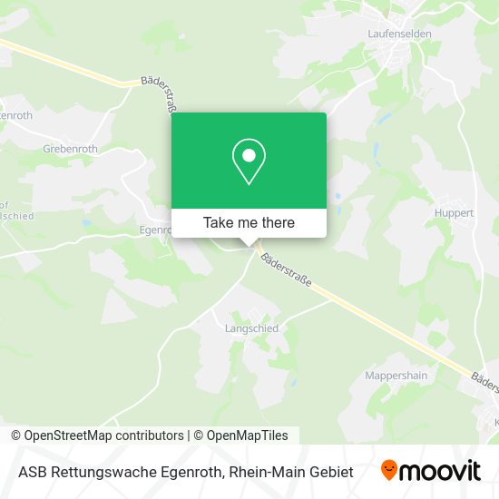 Карта ASB Rettungswache Egenroth