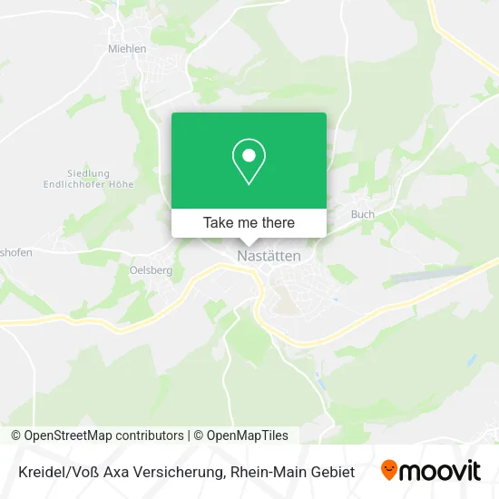 Карта Kreidel/Voß Axa Versicherung