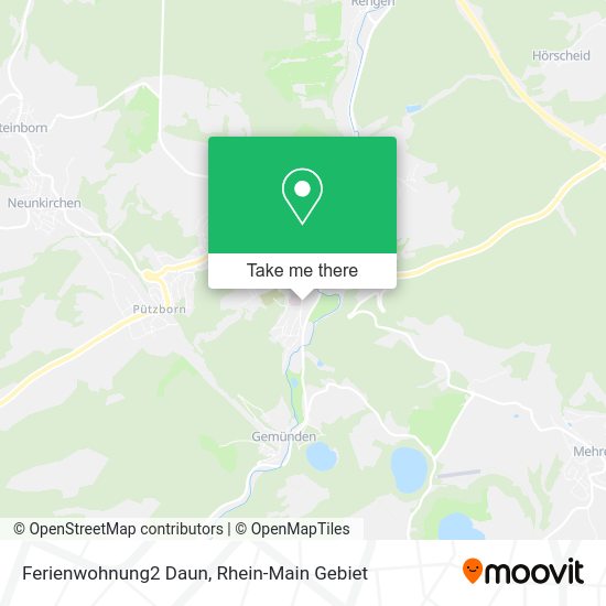 Карта Ferienwohnung2 Daun