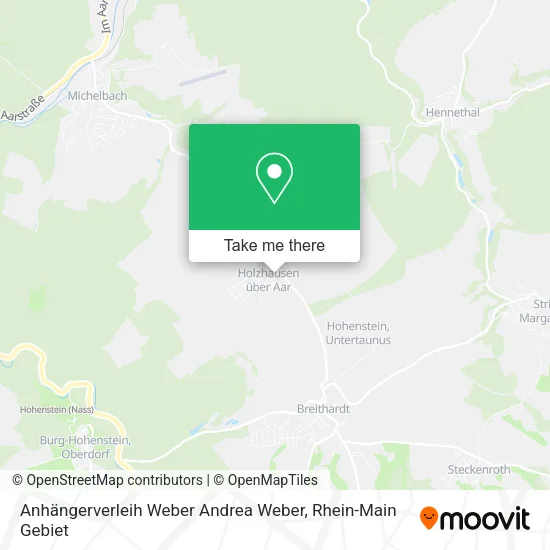 Карта Anhängerverleih Weber Andrea Weber