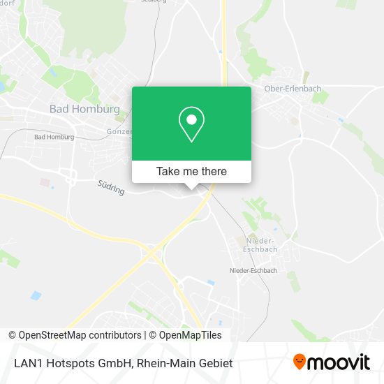 Карта LAN1 Hotspots GmbH