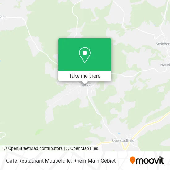 Карта Café Restaurant Mausefalle