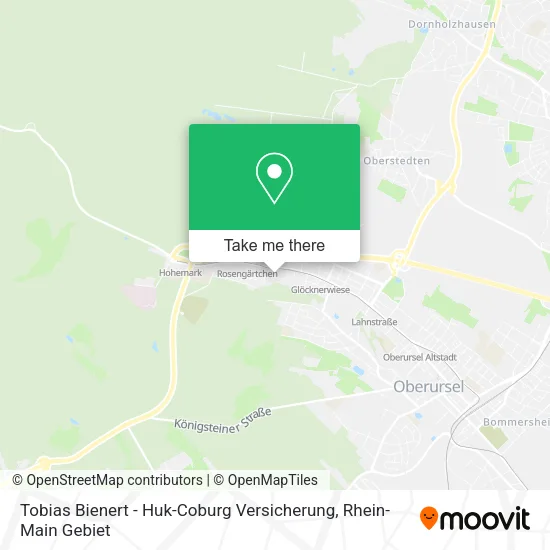 Карта Tobias Bienert - Huk-Coburg Versicherung