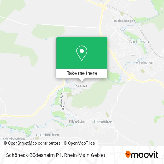 Карта Schöneck-Büdesheim P1
