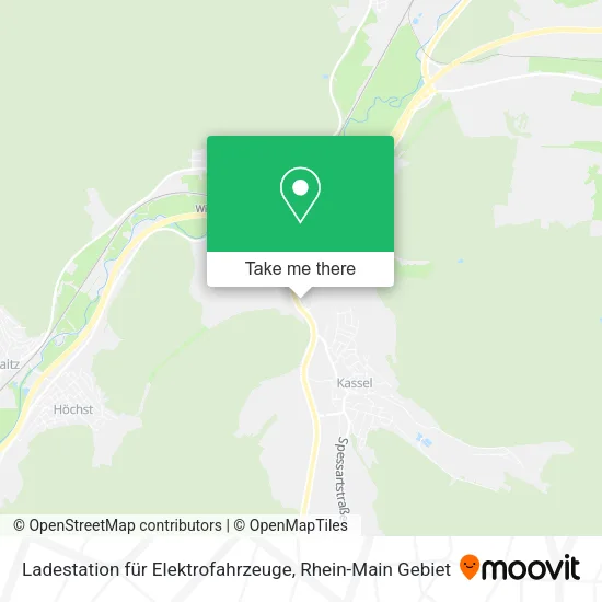 Карта Ladestation für Elektrofahrzeuge
