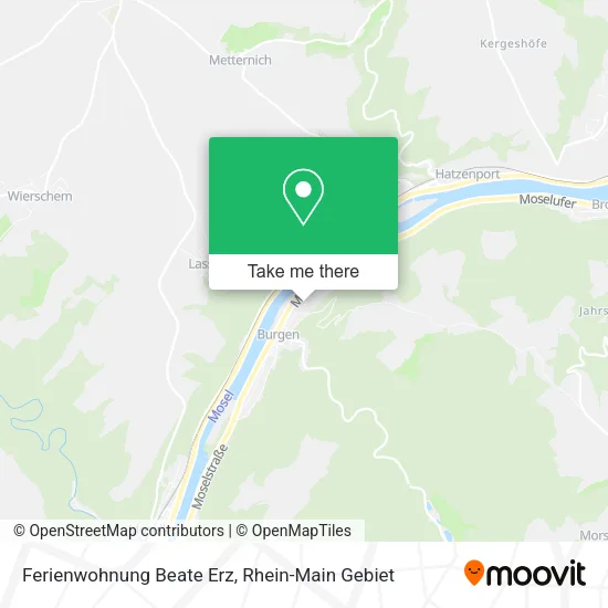 Карта Ferienwohnung Beate Erz