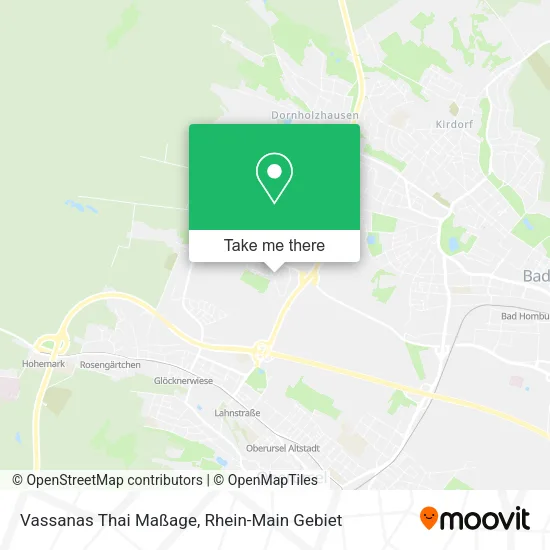 Карта Vassanas Thai Maßage