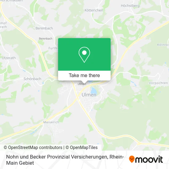 Карта Nohn und Becker Provinzial Versicherungen