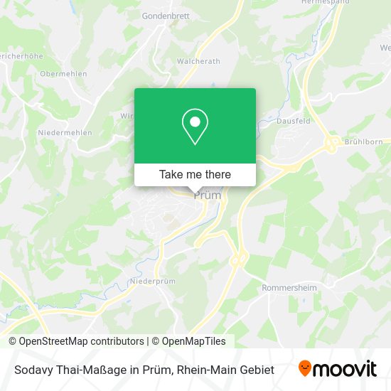 Карта Sodavy Thai-Maßage in Prüm