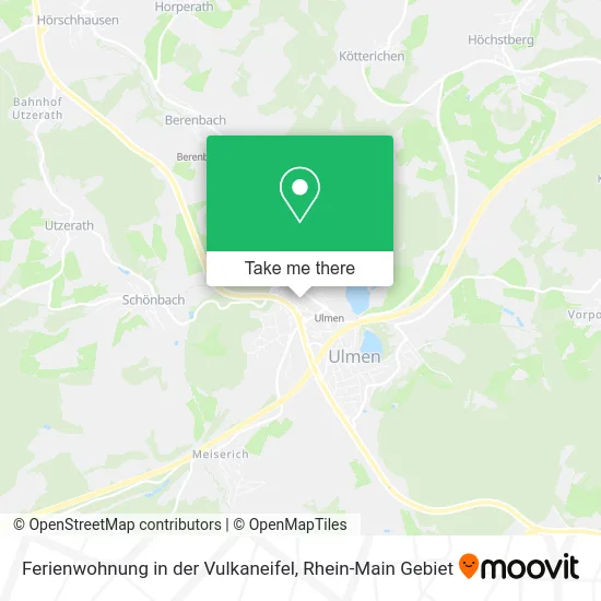 Карта Ferienwohnung in der Vulkaneifel