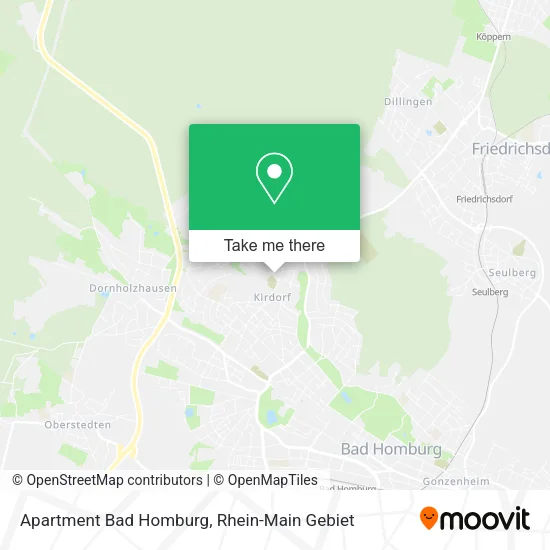 Карта Apartment Bad Homburg