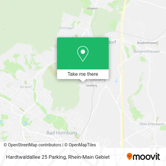 Карта Hardtwaldallee 25 Parking