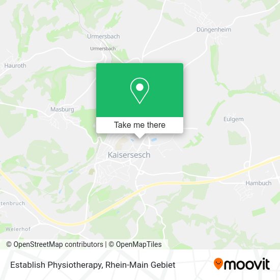 Карта Establish Physiotherapy