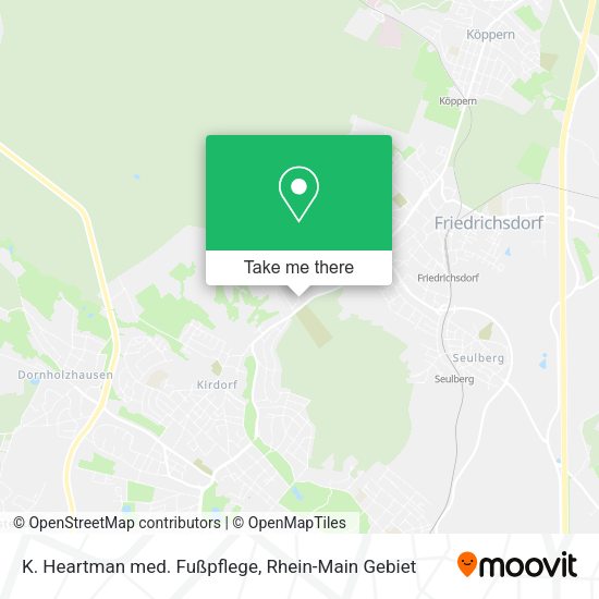 Карта K. Heartman med. Fußpflege