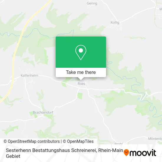 Карта Sesterhenn Bestattungshaus Schreinerei