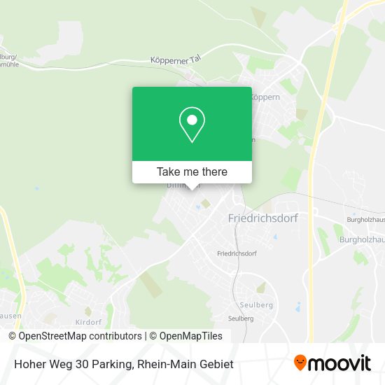 Карта Hoher Weg 30 Parking