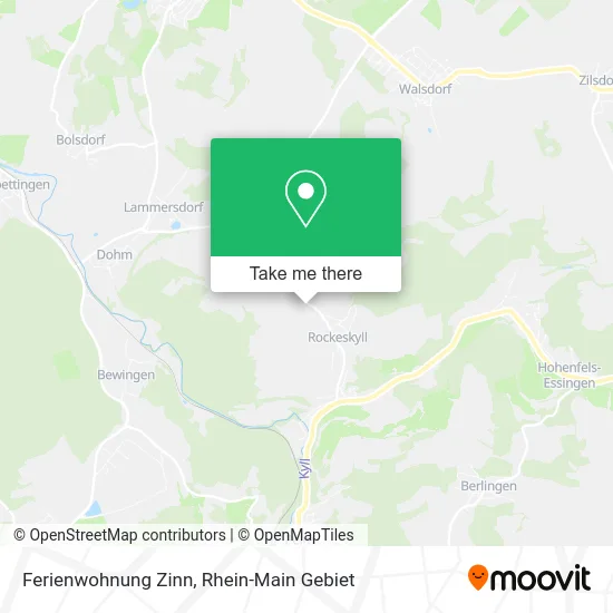 Карта Ferienwohnung Zinn